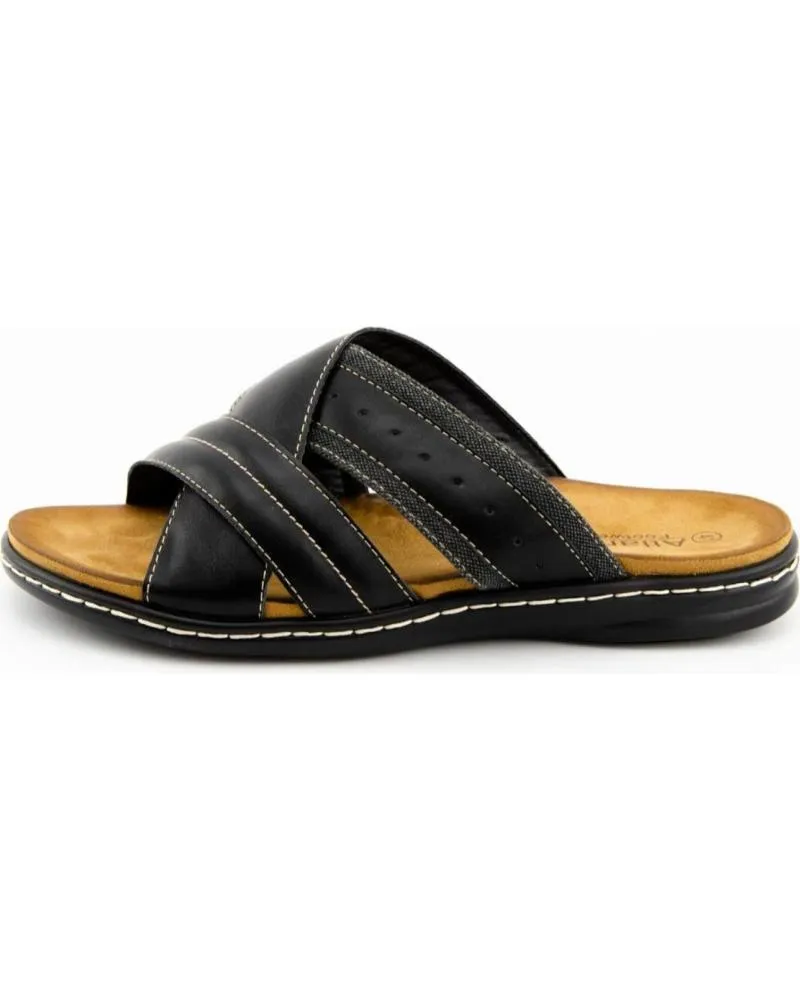 Sandalias de Hombre L&R SHOES GENERICO - SANDALIAS 11877-6 HOMBRE NEGRO