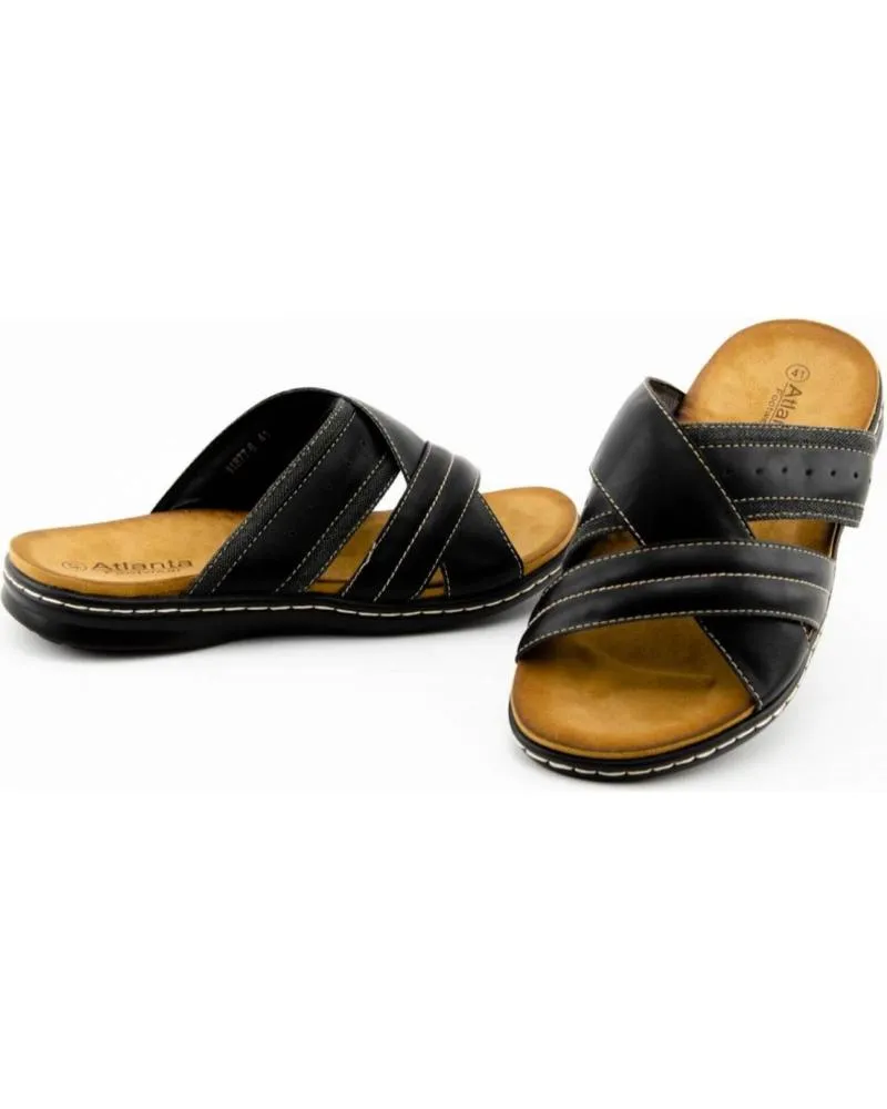 Sandalias de Hombre L&R SHOES GENERICO - SANDALIAS 11877-6 HOMBRE NEGRO