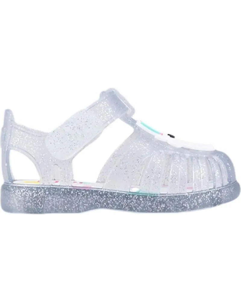 Sandalias IGOR  de Niña S10279 TOBBY GLITTER UNICORNIO  TRANSPARENTE